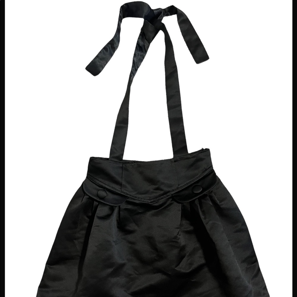 Betsey Johnson Black Skirt with suspended straps
